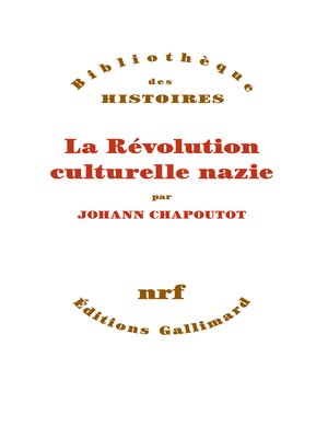 cover image of La Révolution culturelle nazie